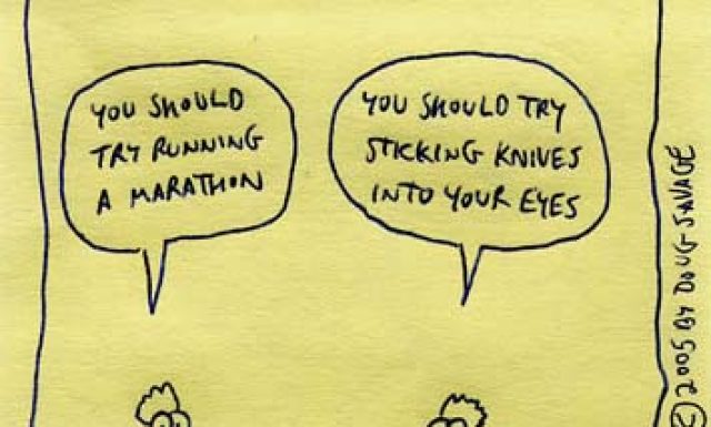 No One Cares I Run Marathons